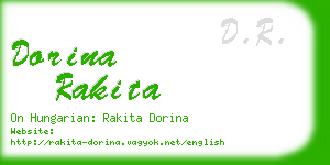 dorina rakita business card